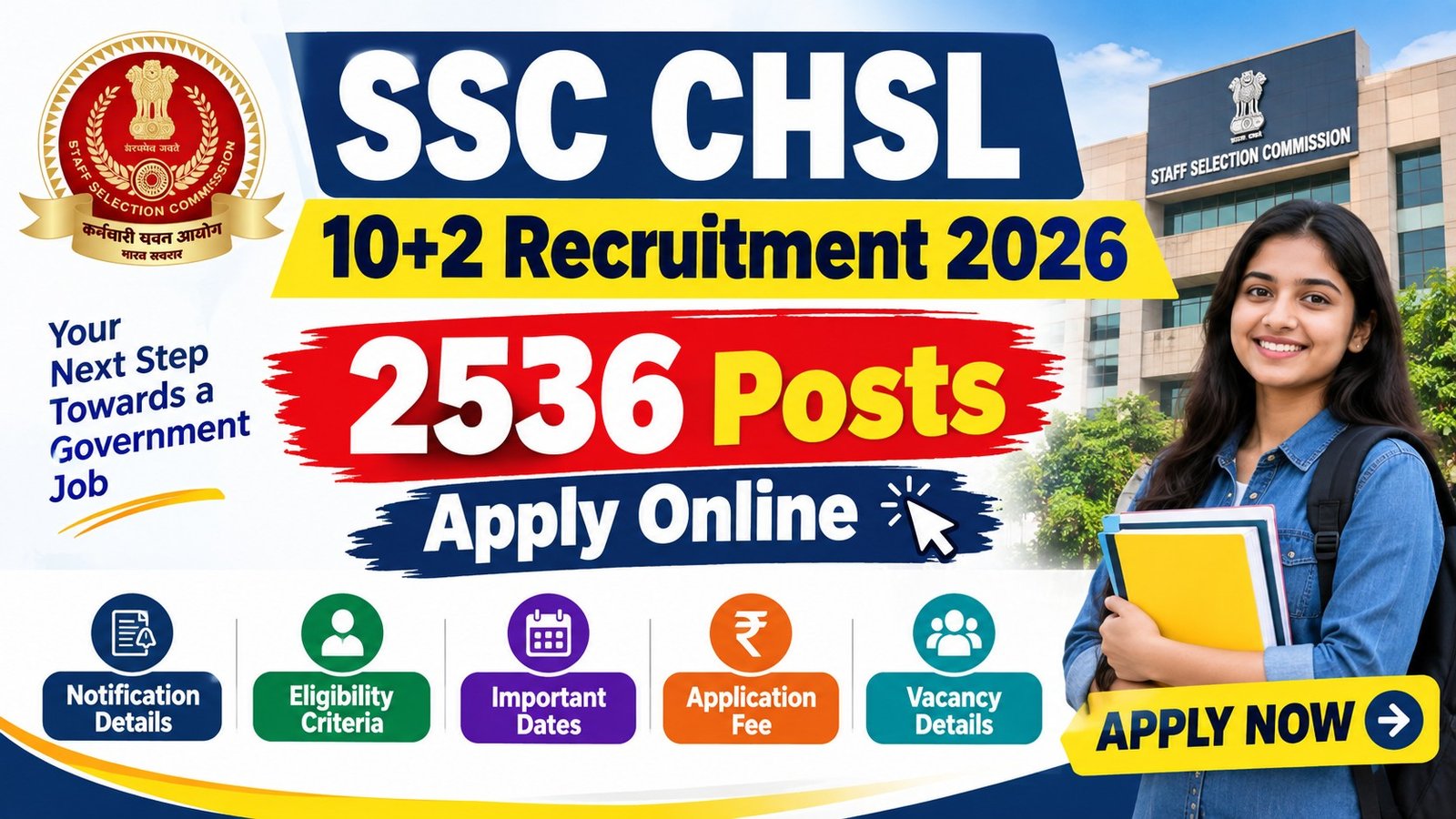 SSC CHSL Online Form 2026